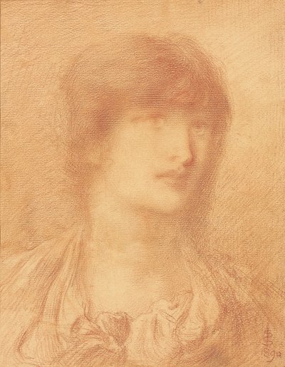 Leder for en ung jente, 1890 av Simeon Solomon