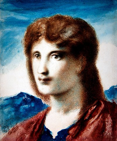 Leder for en ung mann av Simeon Solomon