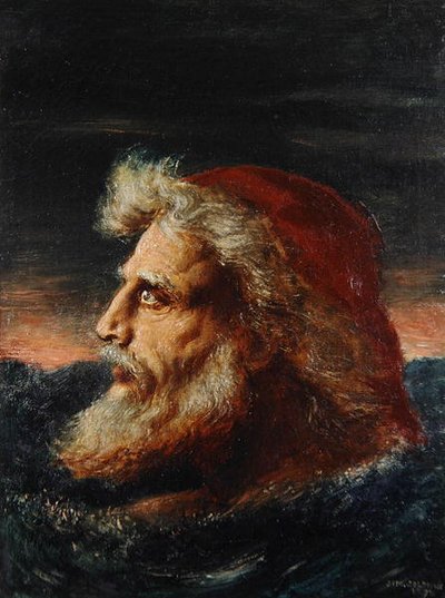 "Hjelp Herre eller jeg går til grunne" av Simeon Solomon