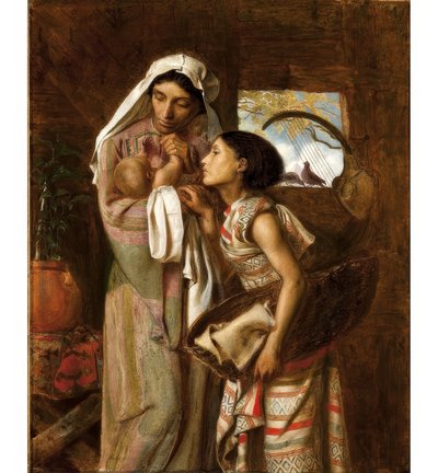 Moses#39; mor av Simeon Solomon