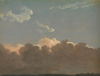 Cloud Study Distant Storm, ca. 1786-1806. av Simon Alexandre Clément Denis