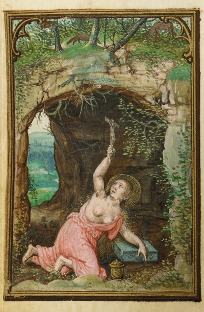 Folio fra en miniatyr Time Book, bruk av Roma, Brugge, 1530-35 av Simon Bening