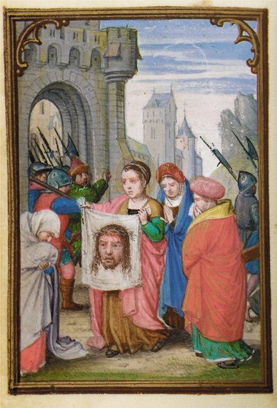 Folio fra en miniatyr Time Book, bruk av Roma, Brugge, 1530-35 av Simon Bening