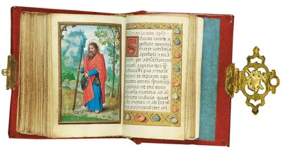 Folio fra en miniatyr Time Book, bruk av Roma, Brugge, 1530-35 av Simon Bening