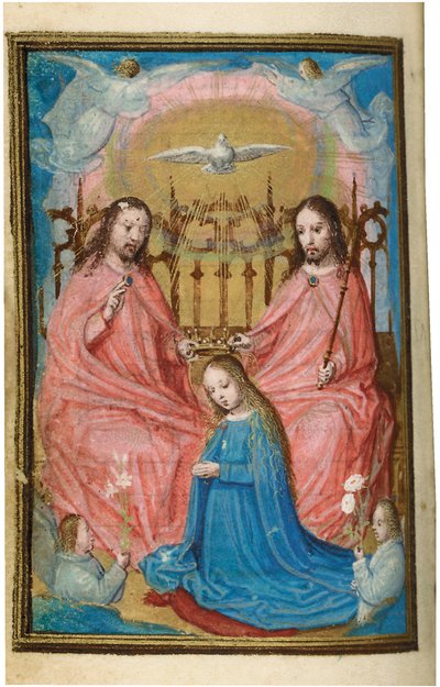 Folio fra en miniatyrtimebok, bruk av Roma, Brugge, 1530-35 av Simon Bening