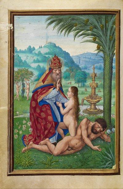 Scener fra skapelsen av Simon Bening