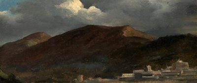 Skystemning i måneskinn på fjellet av Simon Denis