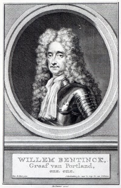 William Bentinck, 1st Earl of Portland, gravert av Jacobus Houbraken etter en original av Robert Williams av Simon Du Bois