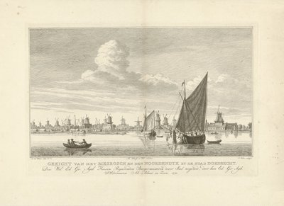 Utsikt over Biesbosch og Noordendijk nær Dordrecht Utsikt over Biesbosch og den Noordendyk ved byen Dordrecht (tittel på objekt) av Simon Fokke