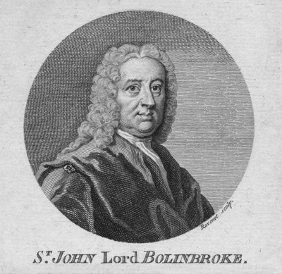 St. John Lord Bolinbroke, ca 1750-tallet. av Simon Francois Ravenet