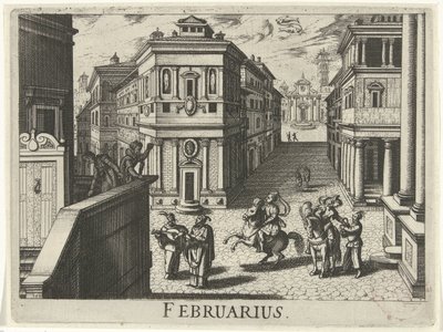 februar februar (tittel på objekt) Tolv måneder (serietittel) av Simon Frisius