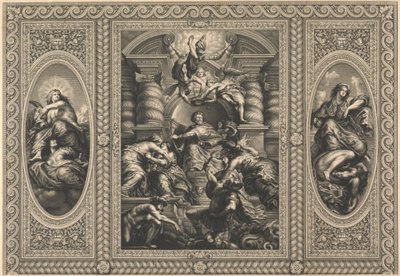 Taket i banketthuset i Whitehall: The Peaceful Reign of James I av Simon Gribelin