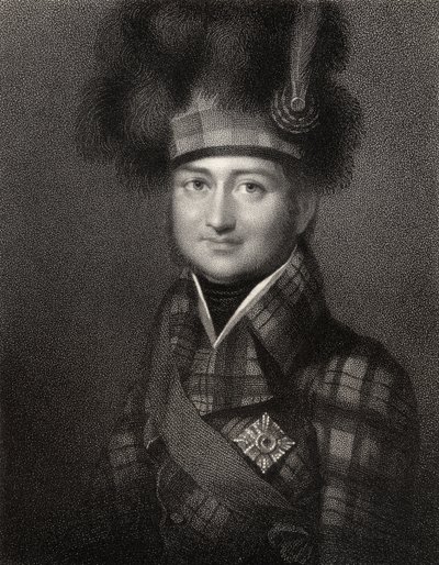 James Duff, 4. jarl av Fife, gravert av W. Holl, fra 