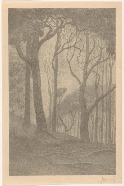 Bomen (original tittel) av Simon Moulijn (signed by artist)