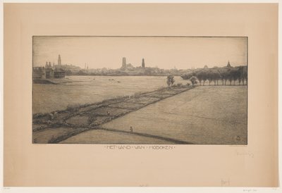 The Land of Hoboken (original tittel på objekt) av Simon Moulijn (signed by artist)