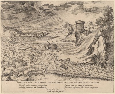 Forliset av Simon Novellanus after Cornelis Cort