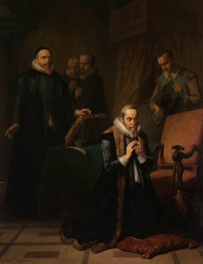 Den siste bønn til Johan van Oldenbarnevelt av Simon Opzoomer
