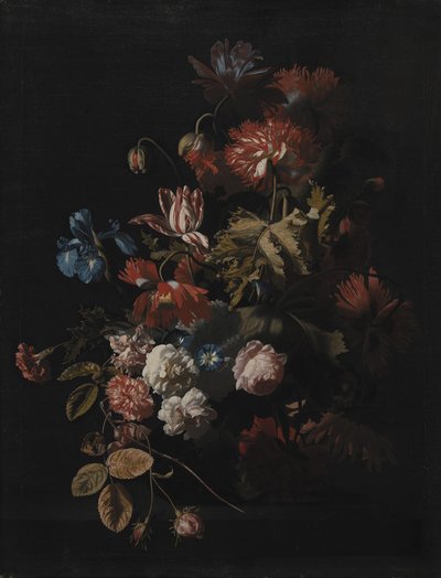 En vase med blomster av Simon Pietersz Verelst