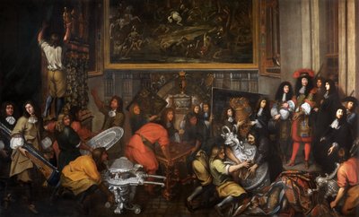 Ludvig XIV besøker Manufacture des Gobelins 15. oktober av Simon Renard de Saint-Andre