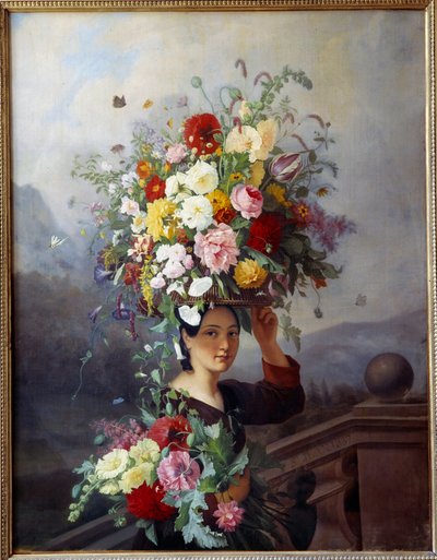 gartneren Maleri av Simon Saint-Jean (1808-1860) 1837 søn. 1,29x1,65 m Lyon, Museum of Fine Arts av Simon Saint Jean