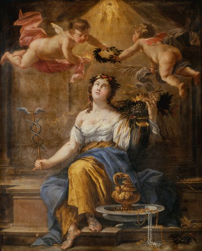An Allegory of Public Felicity (olje på lerret) av Simon Vouet