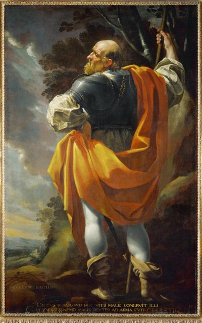 Gaucher de Chatillon, konstabel i Frankrike... av Simon Vouet
