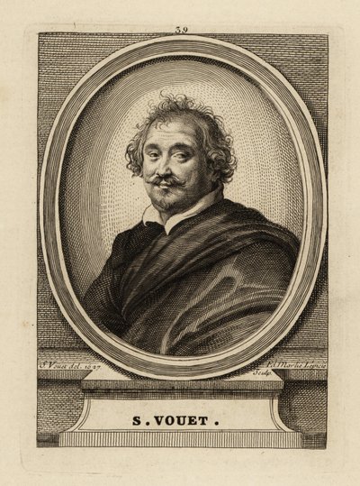 Portrett av Simon Vouet av Simon Vouet