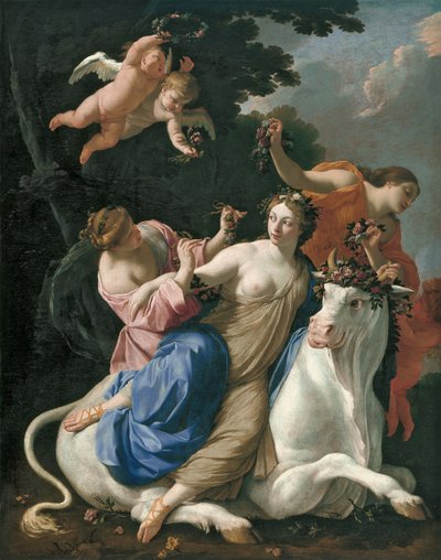 Voldtekten av Europa av Simon Vouet