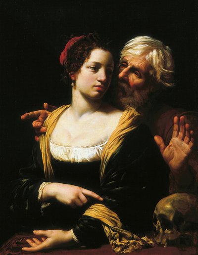 Det usammenhengende paret (Vanitas). av Simon Vouet