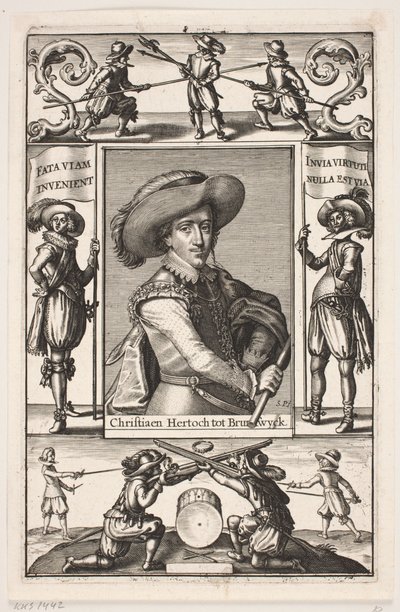 hertug Christian av Braunschweig av Simon de Pas
