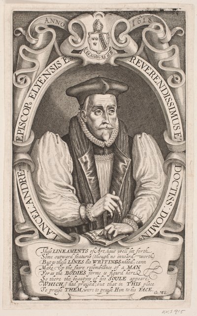 Lancelot Andrews, biskop av Winchester av Simon de Pas
