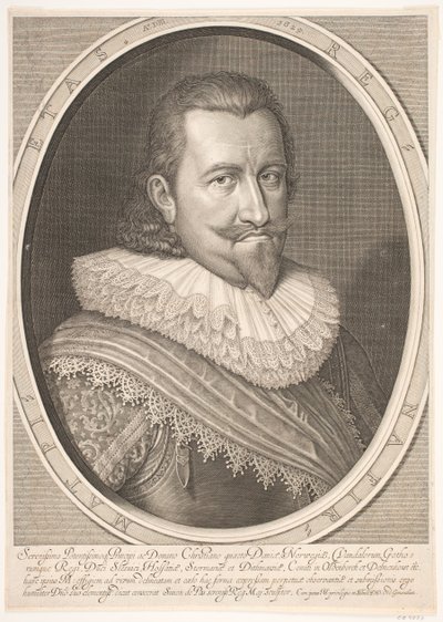 Portrett av Christian IV av Simon de Pas