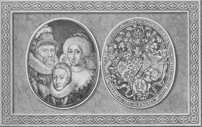 James I Anne av Danmark og Henry, Prince of Wales, 1612, 1904 av Simon de Passe