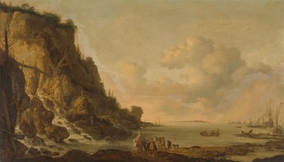 Steinete kyst av Simon de Vlieger (attributed to)