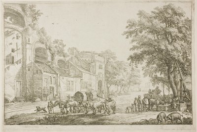 Markedsby av Simon de Vlieger
