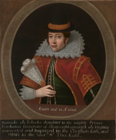 Pocahontas av Simon van de Passe