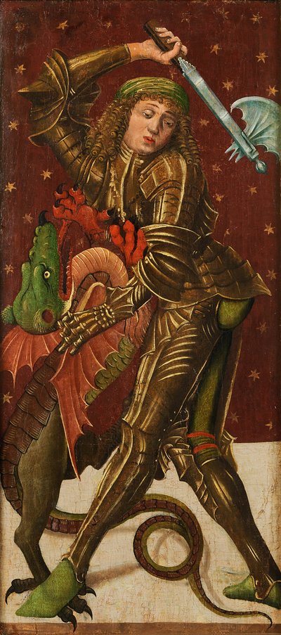 St. George dreper dragen av Simon von Taisten