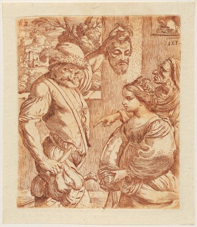Heiliger Antonius von Padua av Simone Cantarini
