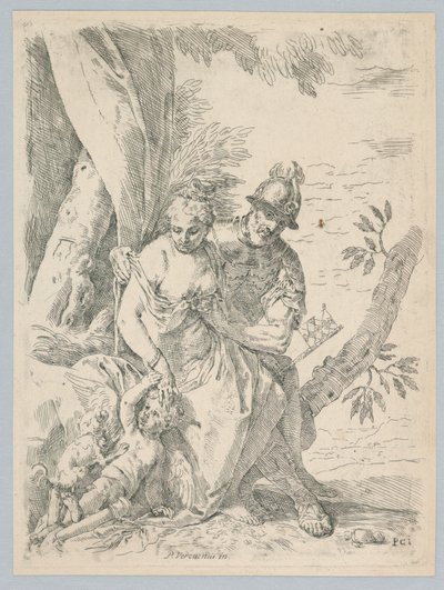 Mars, Venus og kjærlighet av Simone Cantarini