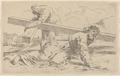 Bæringen av korset av Simone Cantarini