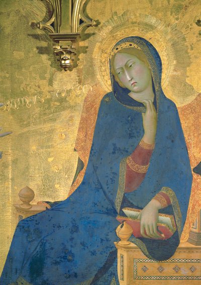 Bebudelse (tempera på tre) av Simone Martini