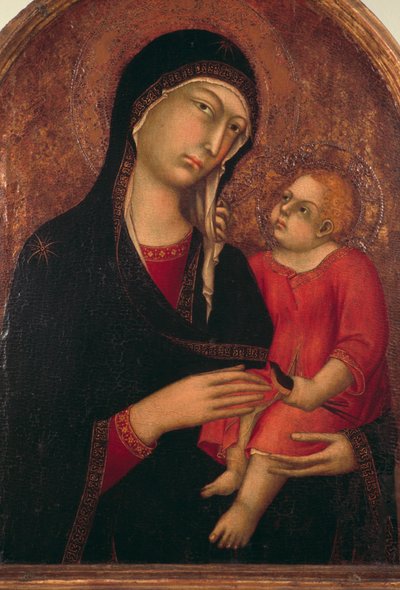 Madonna og barn av Simone Martini
