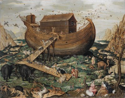 Noahs ark på Araratfjellet av Simone de Mijle