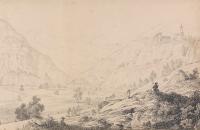 Album med 30 visninger i Tyrol og Italia: Castles of Wafenstein [?], Sprechenstein og Reifenstein noen mil fra Brenner, 27. oktober 1840 av Sir Charles D