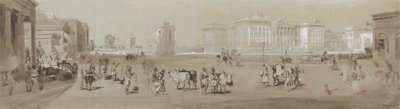 Government House fra St. Andrew's Library - Calcutta av Sir Charles D
