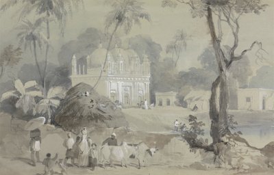 Moskeen i Borranypore av Sir Charles D