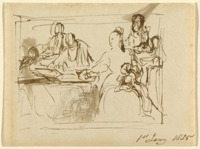 En familiegruppe av Sir David Wilkie
