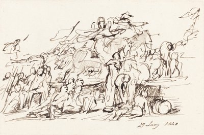 Kampscene av Sir David Wilkie