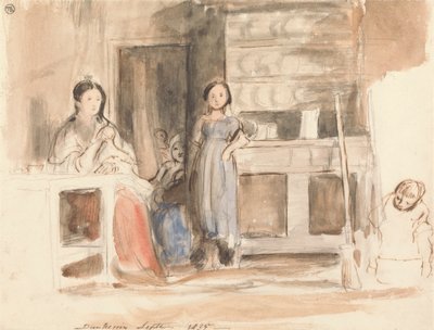 Kjøkkenscene: Dunkerrin, september 1835 av Sir David Wilkie