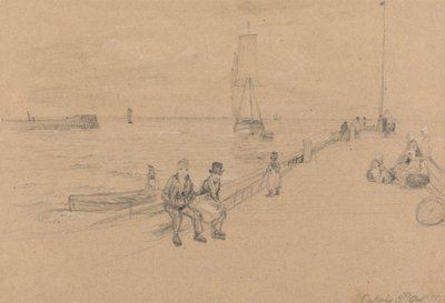 På brygga, Calais av Sir David Wilkie